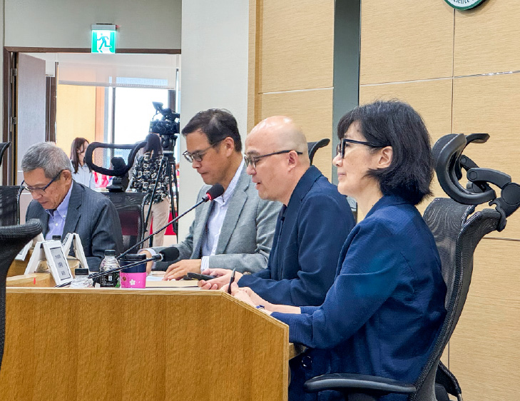 起而行綠能董事長簡金品參與新竹科學園區管理局記者會