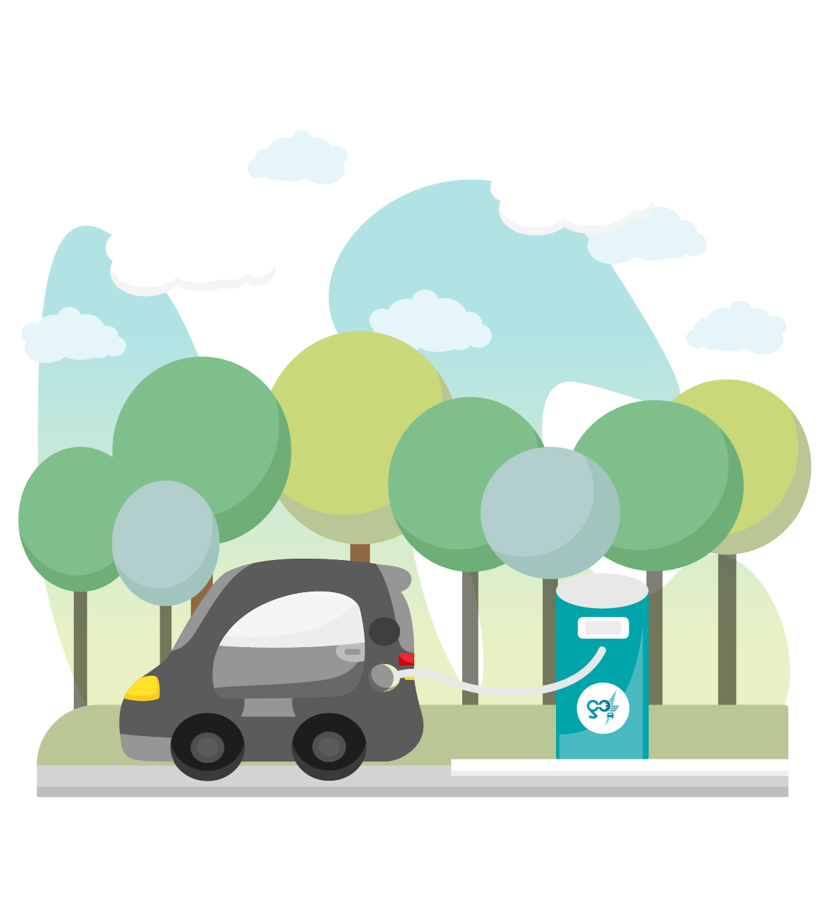 eTreego電動車解決方案示意圖